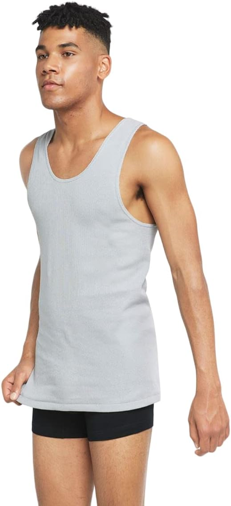 Bonds X-Temp Grey Mens Chesty Cotton Plain Singlet Vest Tank Top image number 3