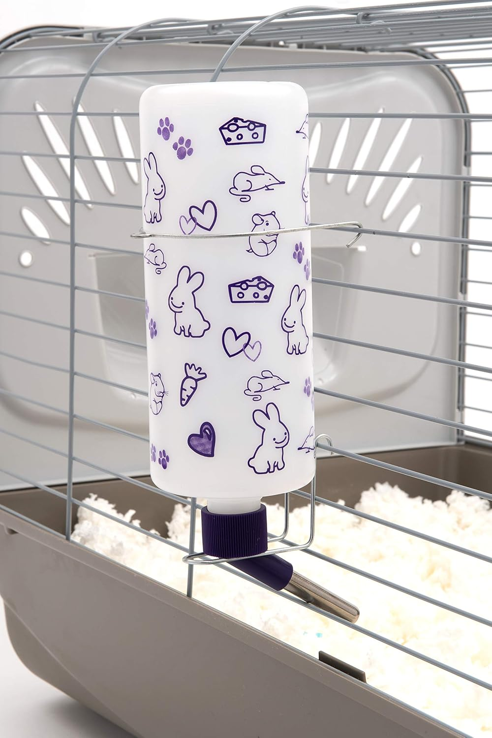 Lixit&reg; Bulk Water Bottles with Display Case for Rabbits, Ferrets, Chinchillas, Rats, Mice, Guinea Pigs', and Other Small Animals - Made in USA (32 Ounce (Pack of 6)) image number 1