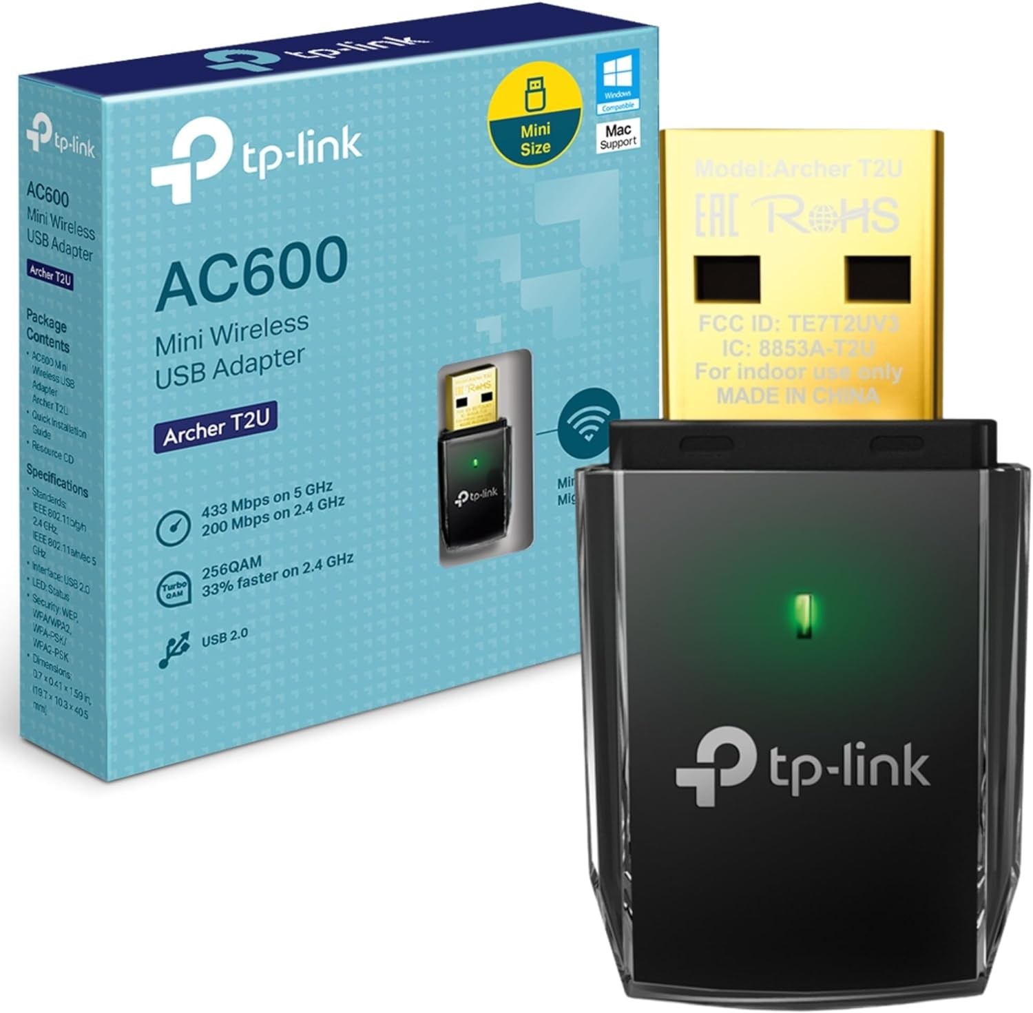 Tp-Link Archer T2U Network Adapters (UK Version) image number 2