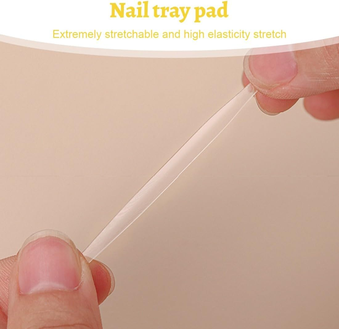 JEYORZY Set of 2 Nail Stands, DIY Nail Art Set, Press on Nails Set, Display Nail Practice Stand, Magnetic Nail Tips Holder, DIY Nail Art Stand, Comes with 200 Stickers image number 2