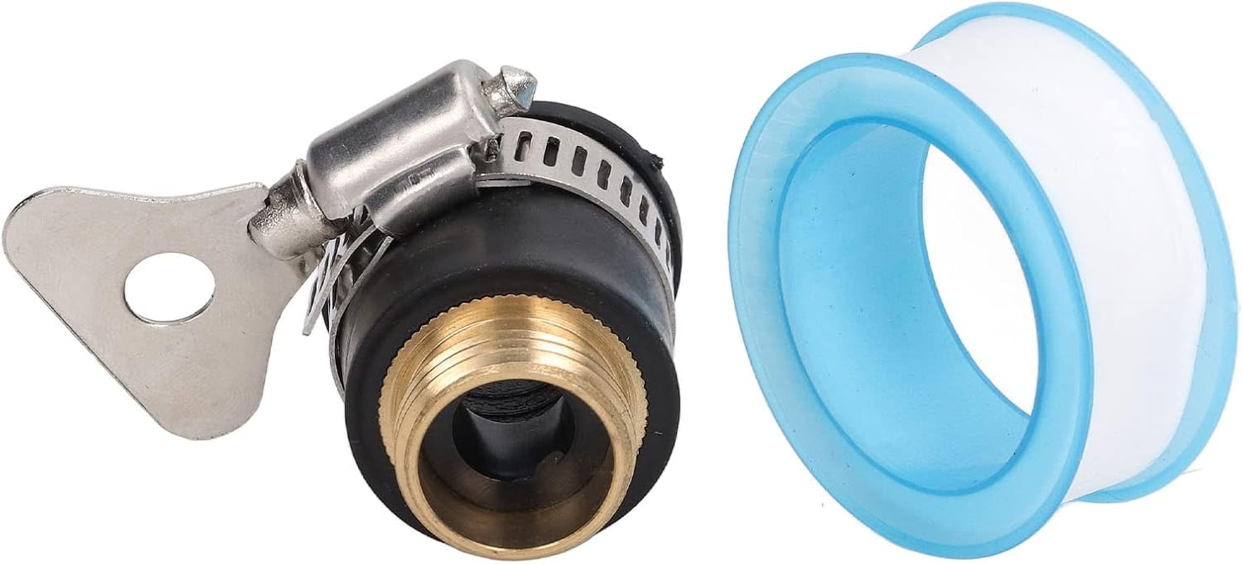 Universal Brass Faucet Tap Connector Adapter Quick Joint 1/2In for Garden and Kitchen Water Hose Pipe image number 6