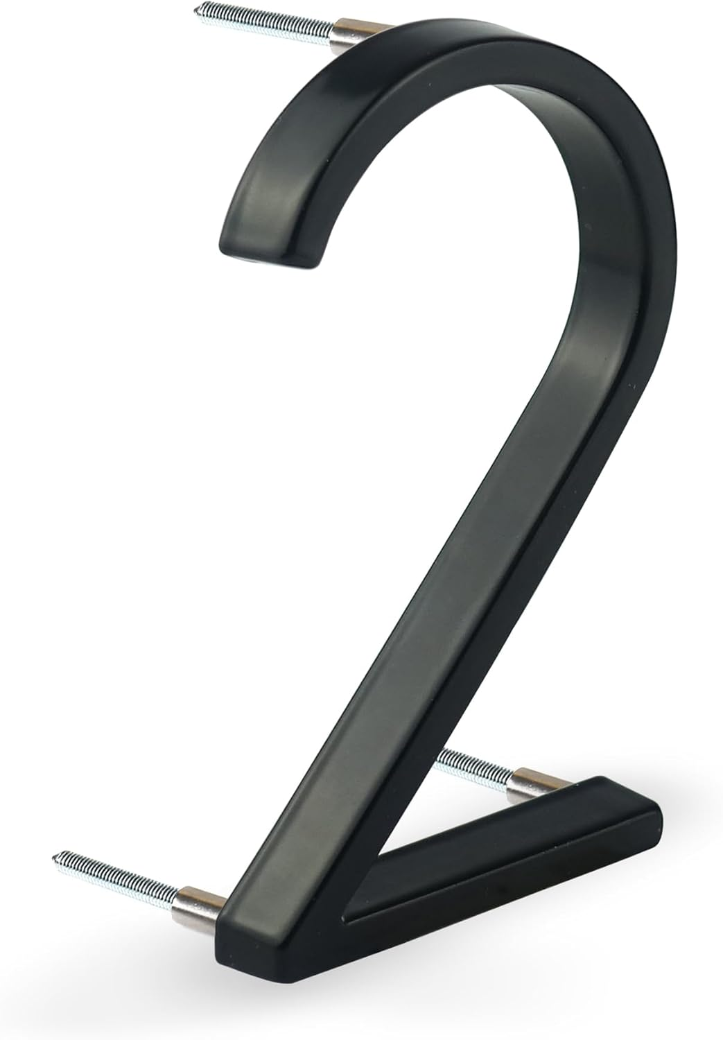HASWARE Floating House Number Sign 5 Inch (12 Cm) Modern Door Numbers Signage Plaque Street Home Address Numerals (Upgraded Black, 2) image number 6