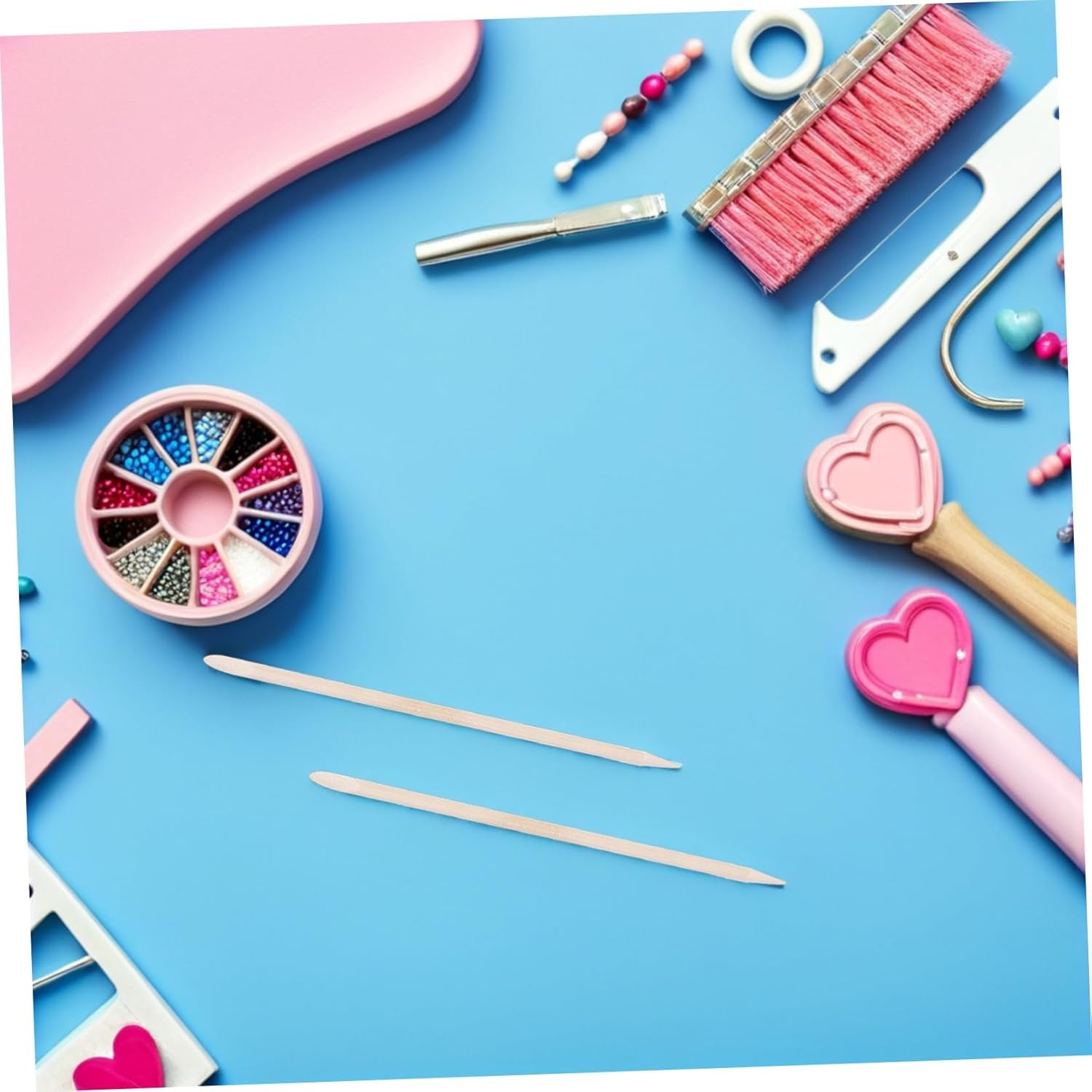 Iplusmile 150Pcs Nail Tool Wooden Nail Sticks Cuticle Pusher Manicure Tools for Home Salon Pedicure Diy Grooming image number 2