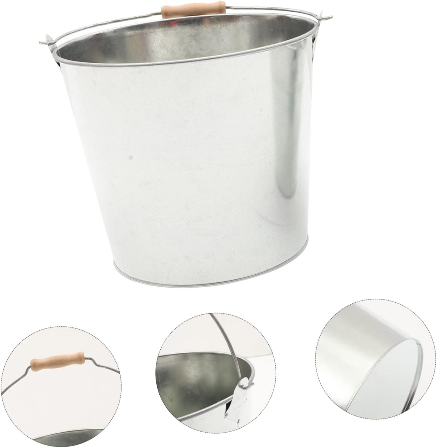 Ibasenice Metal Fire Bucket for Indoor Outdoor Use Compact Handheld Paper Burner Garden Incinerator with Vents Construction for Burning and Blessing Ceremonies image number 3