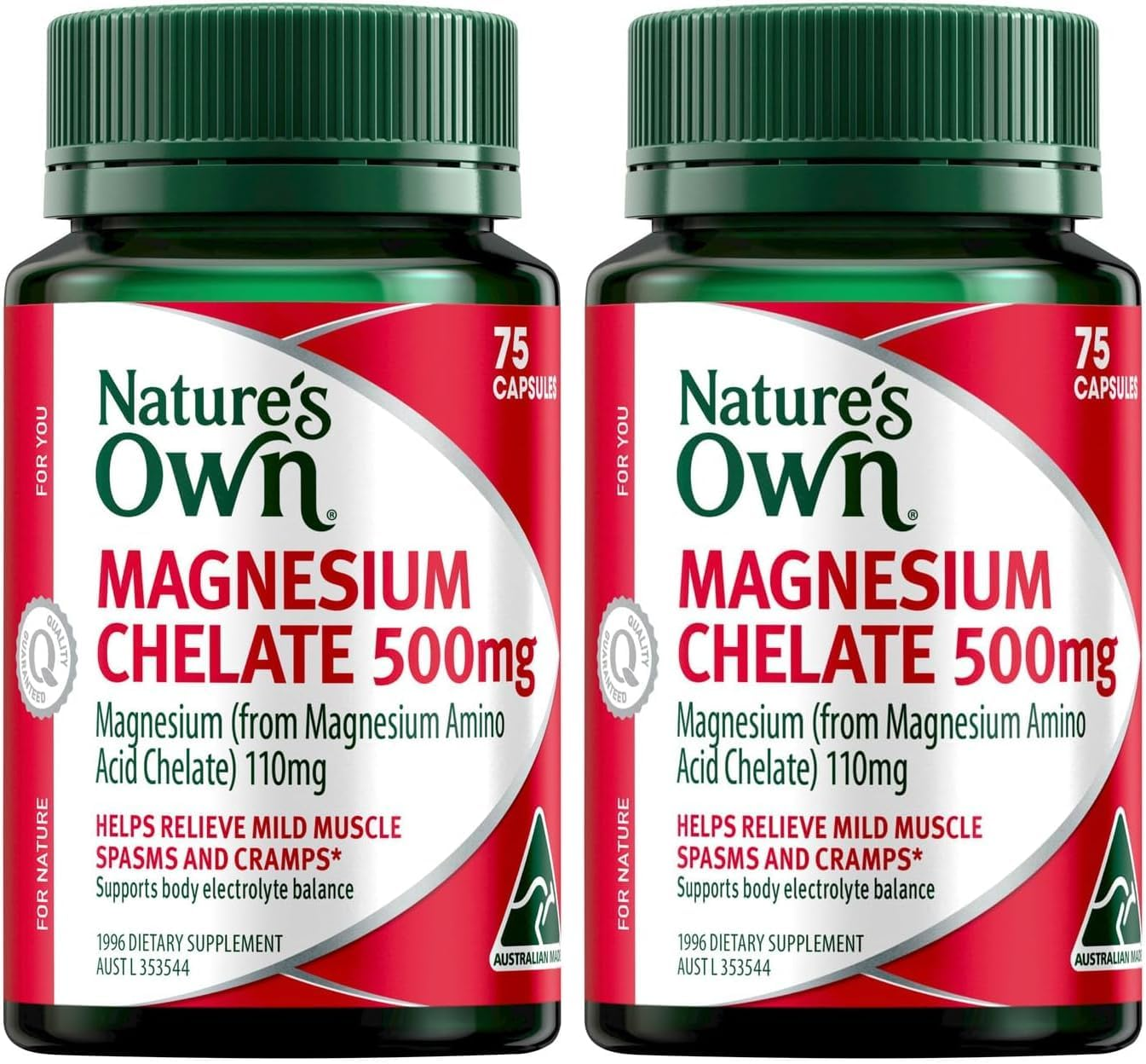 Nature'S Own High Strength Magnesium Orotate 800Mg Capsules 60-Supports Muscle Function-Helps Relieve Cramps & Mild Muscle Spasms When Dietary Intake Is Inadequate - Supports Bone Growth image number 5