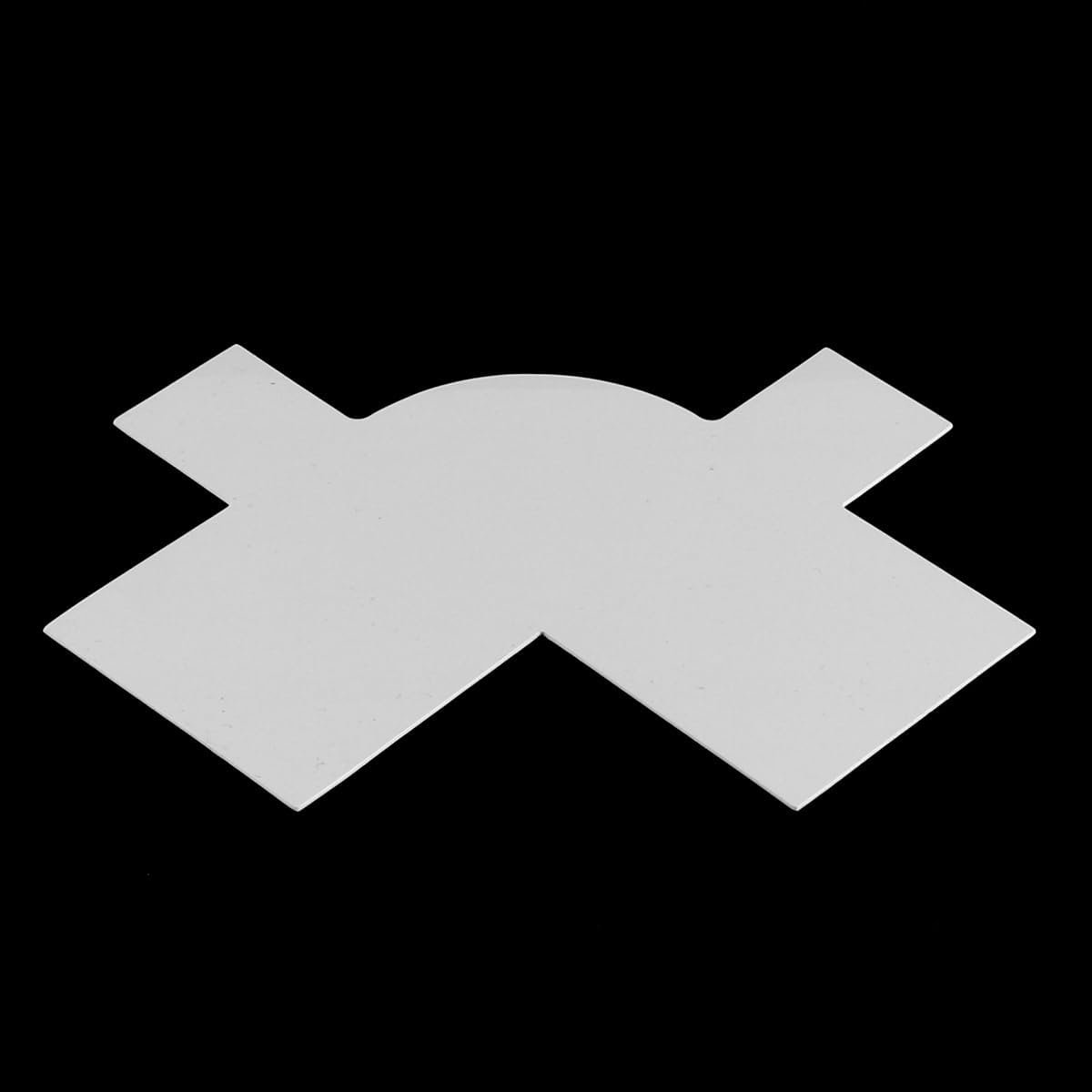 Laroal 4 Piece Hairline Enhancement Card Set Hairdressing Hairline Shaping Tool Styling Enhancement Card Set for Hairline, Sideburns, Beard image number 6