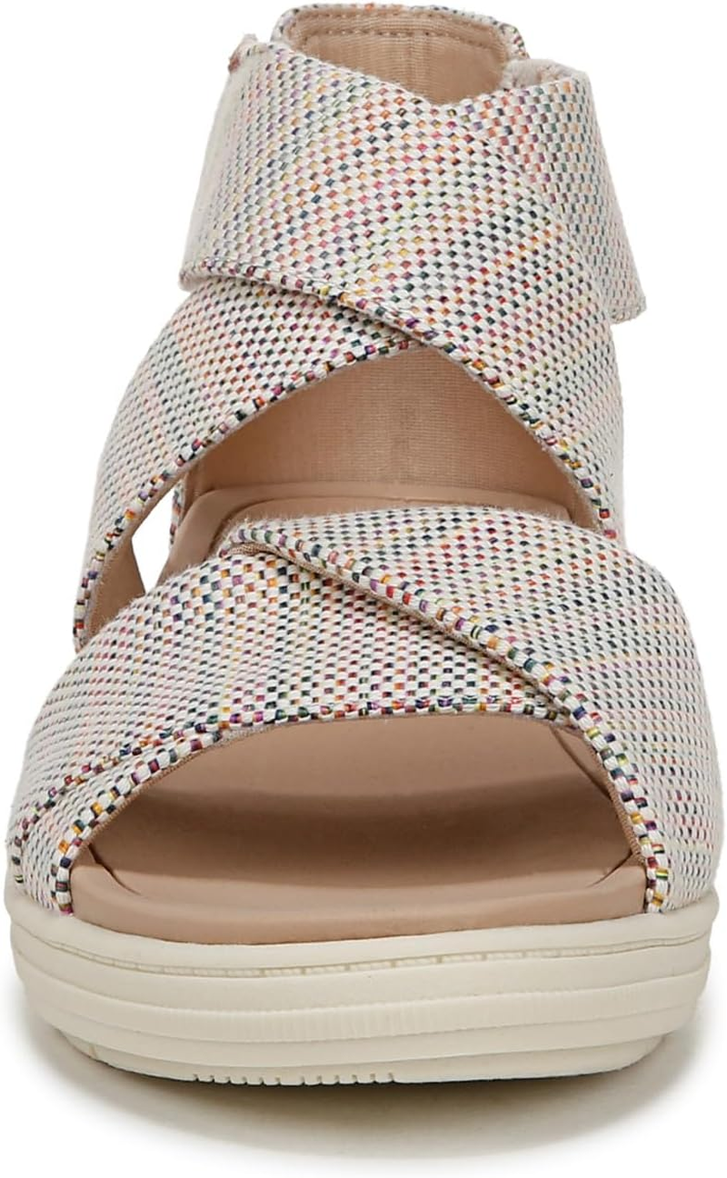 Dr. Scholl'S Shoes Women'S Time off Fun Sandal, Natural Beige Rainbow, 6.5 image number 3
