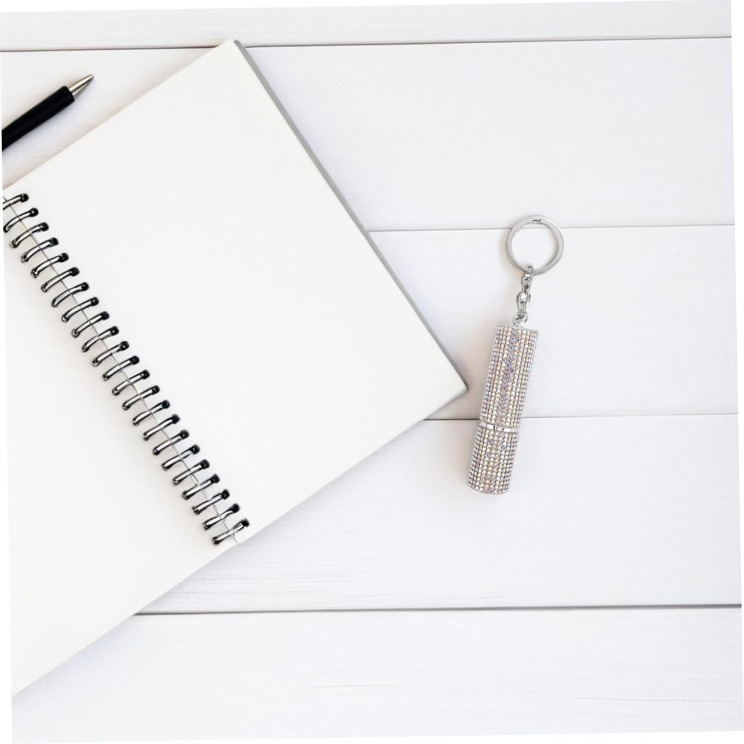 SAFIGLE Elegant Keychain Decorative Backpack Charms Bag Pendant Handbag Pendant Refillable Perfume Bottle Essential Oil Travel Spray image number 4