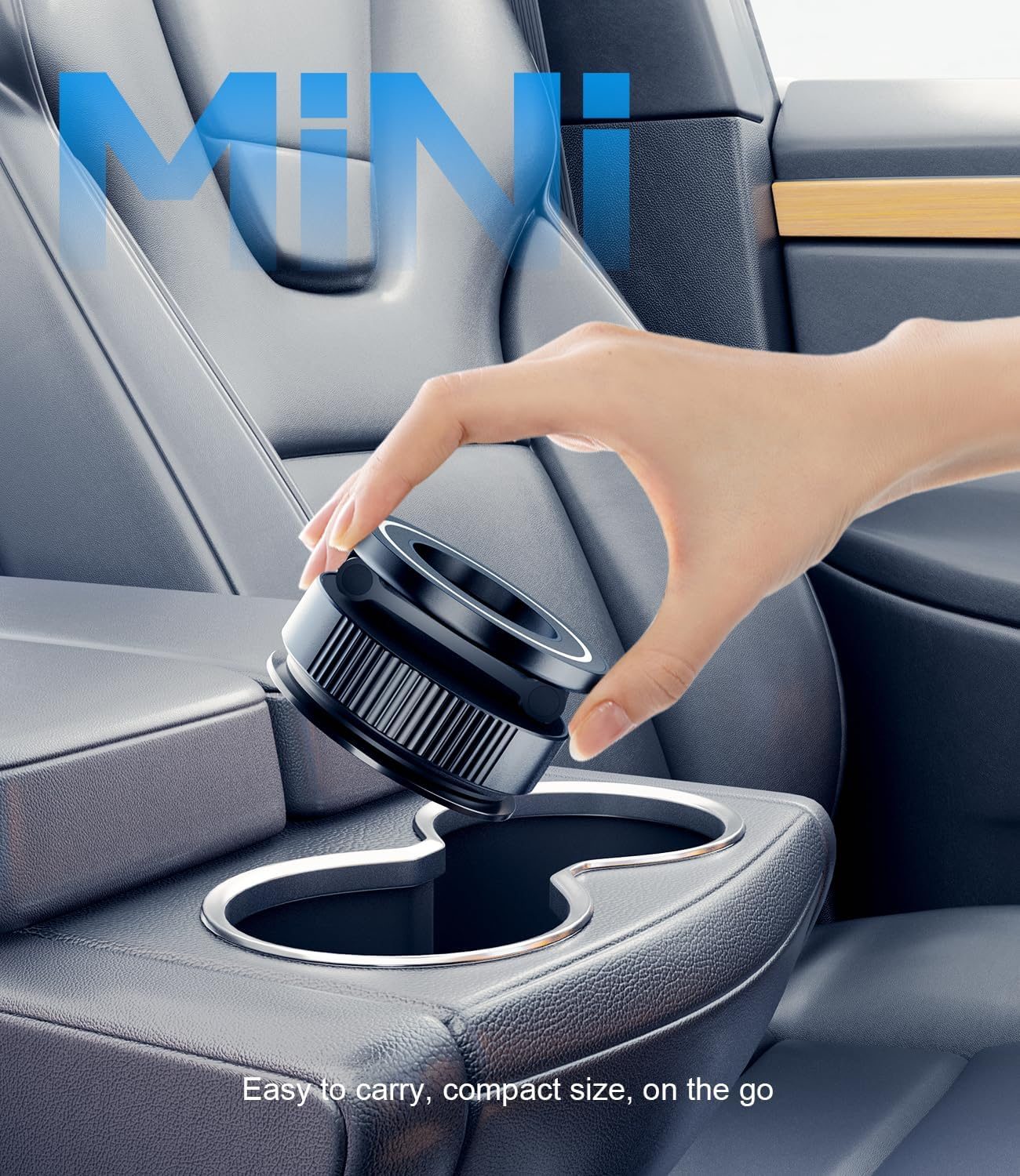 Cloudvalley Magnetic Car Phone Holder - Vacuum Suction Cup Phone Mount 360&deg; Adjustable, Durable Metal Stand for Iphone & Android, Portable Magnetic Holder for Dashboard/Windshield/Gym Mirror (Black) image number 4