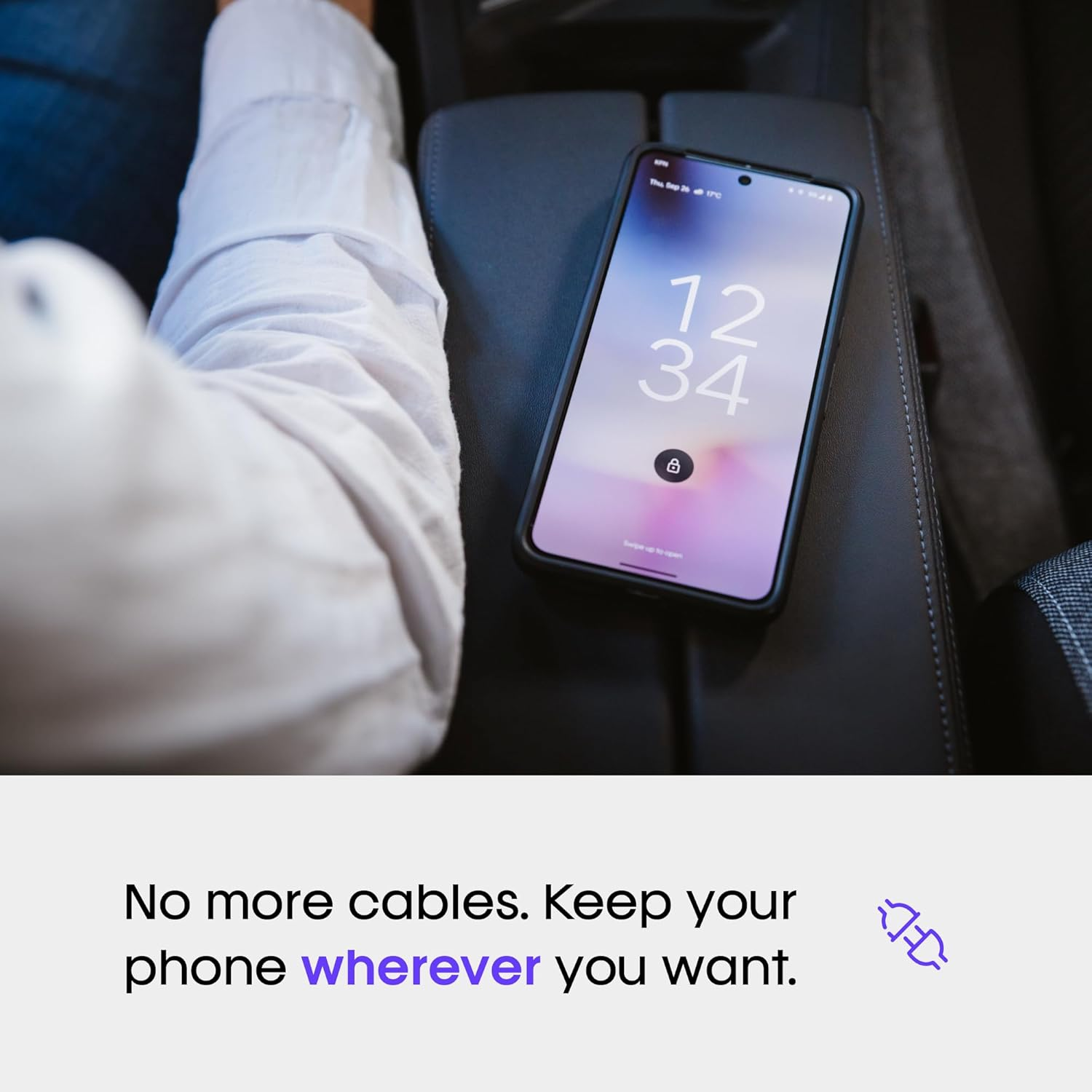 Aawireless Two - Android Auto Wireless Adapter - Convert Factory Wired Android Auto to Wireless - Multifunctional Button - Easy Plug and Play Setup - Seamlessly Connect via Bluetooth - Made in Europe image number 2