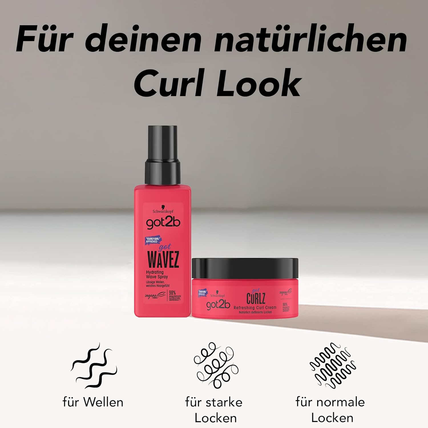 Got2B Gotcurlz Refreshing Curl Cream (1 X 200 Ml), Moisturising Styling Cream for Styling and Nourishing Curls, Defines and Nourishes without Weigh Down image number 2