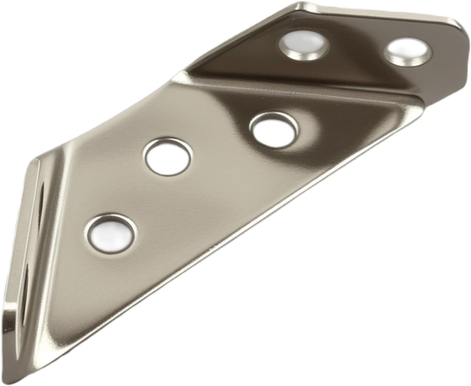 EFGTEK Furniture Corner Connector with 70 Pieces Screws,10 PCS Universal Heavy Duty Stainless Steel Corner Brackets for Furniture,Wood, Drawer, Shelves, Tables, Cabinets,Chairs,Closet