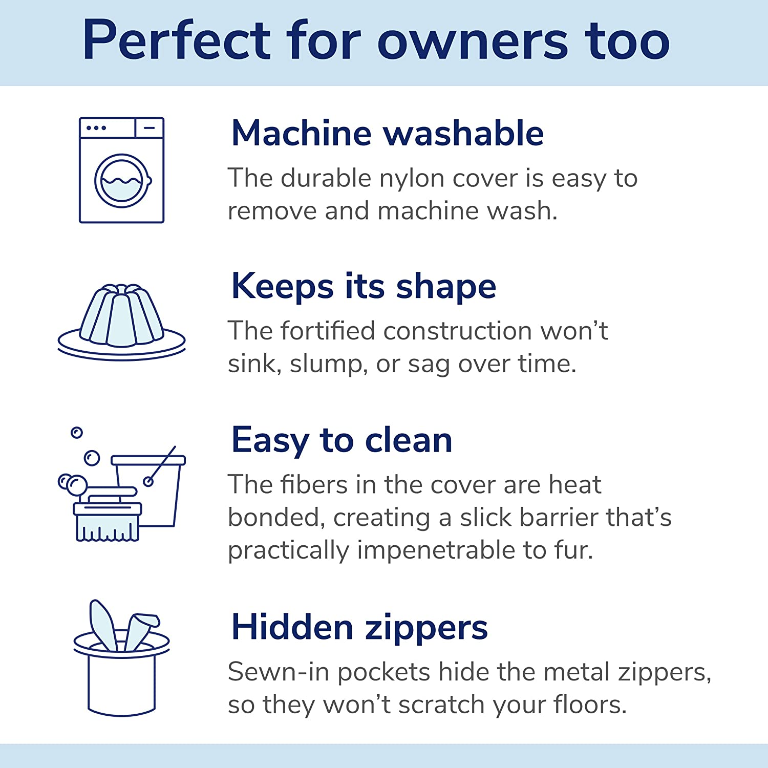 Casper Dog Bed, Plush Memory Foam, Small, Sand