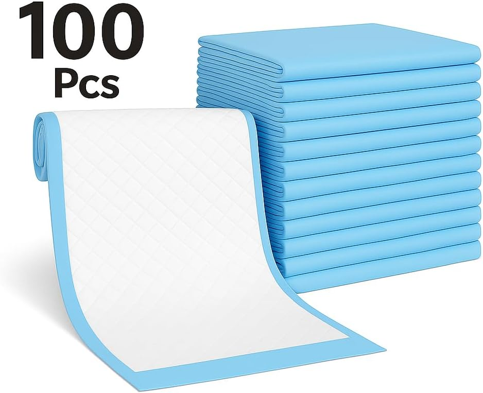 Premium Baby Changing Pads &ndash; Pack of 100 Disposable, Leakproof & Ultra Absorbent Nappy Change Mats | Soft, Hygienic & Travel-Friendly Baby Changing Pad Liners for Crib, Car, Daycare & On-The-Go image number 4