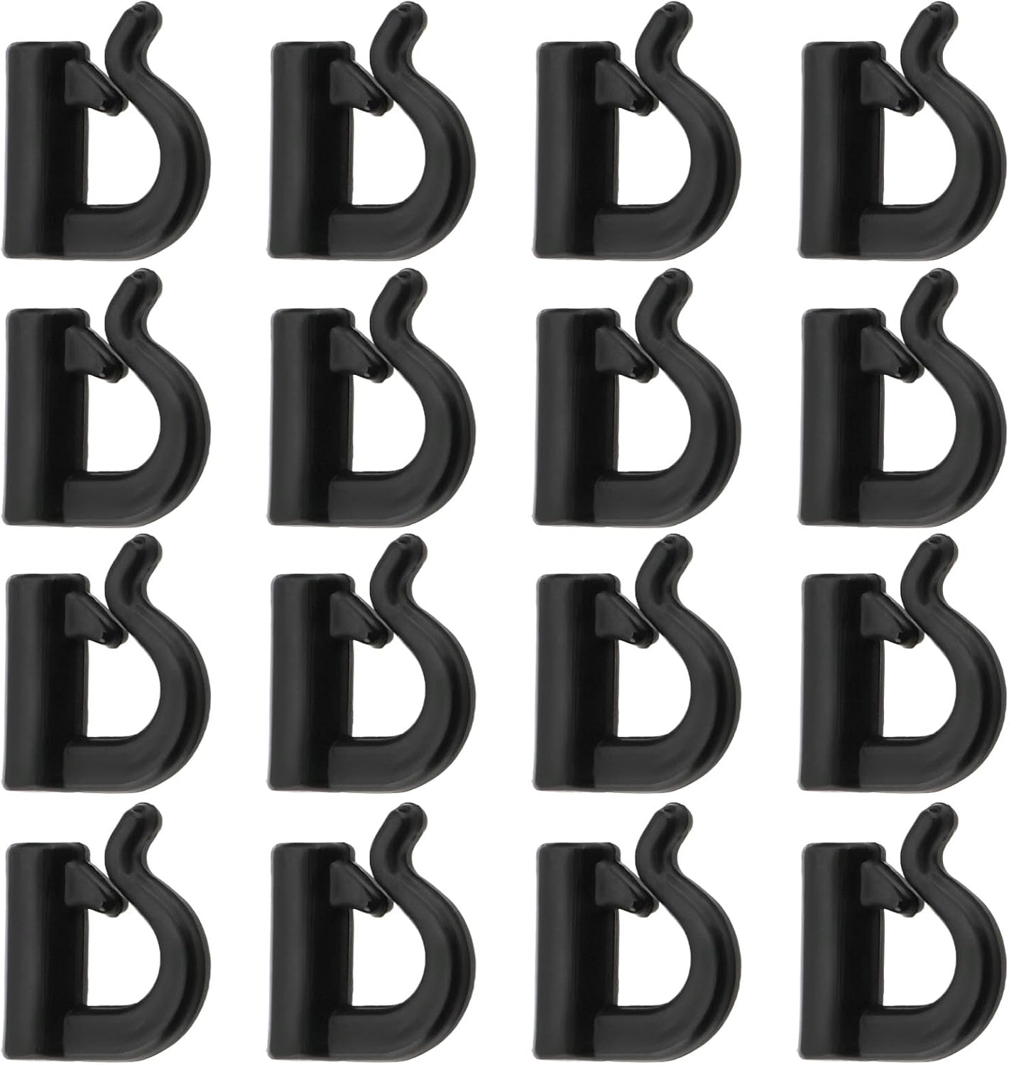 Emsea 150Pcs Quick Change Spinner Clevis Fishing U-Clip Crawler Harness Clamp for Fishing Blades and Spoons Accessories 7.87X7X0.5Mm