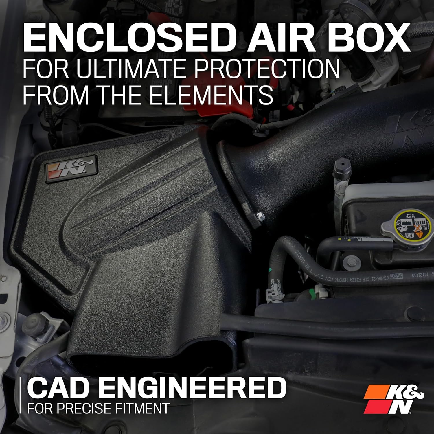 K&N 57S-4521 Performance Air Intake System for 2020 Holden Colorado 2.8L L4 Diesel image number 5