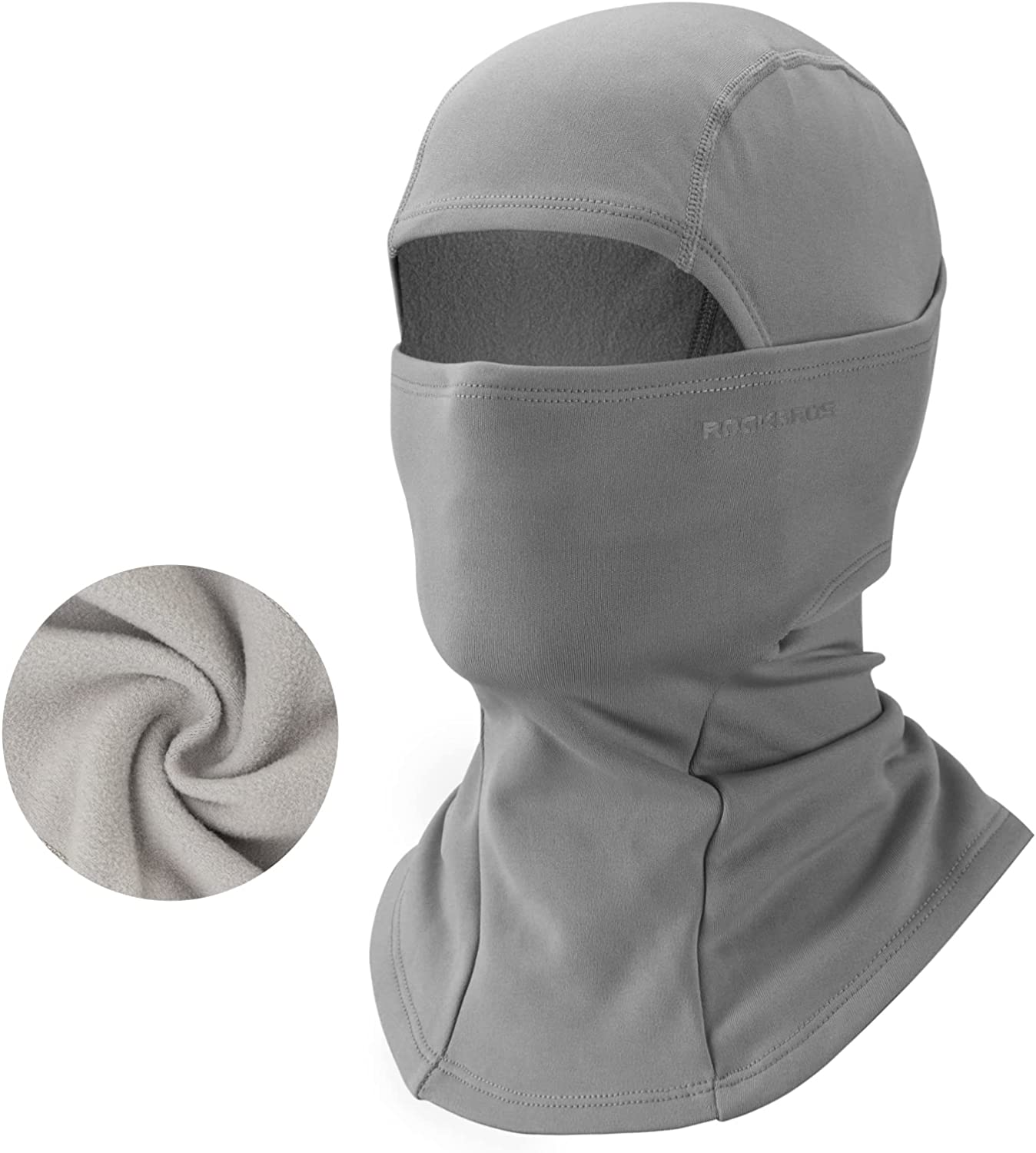 ROCKBROS Cold Weather Balaclava Ski Mask for Men Windproof Thermal Winter Scarf Mask Women Neck Warmer Hood - Blue image number 7