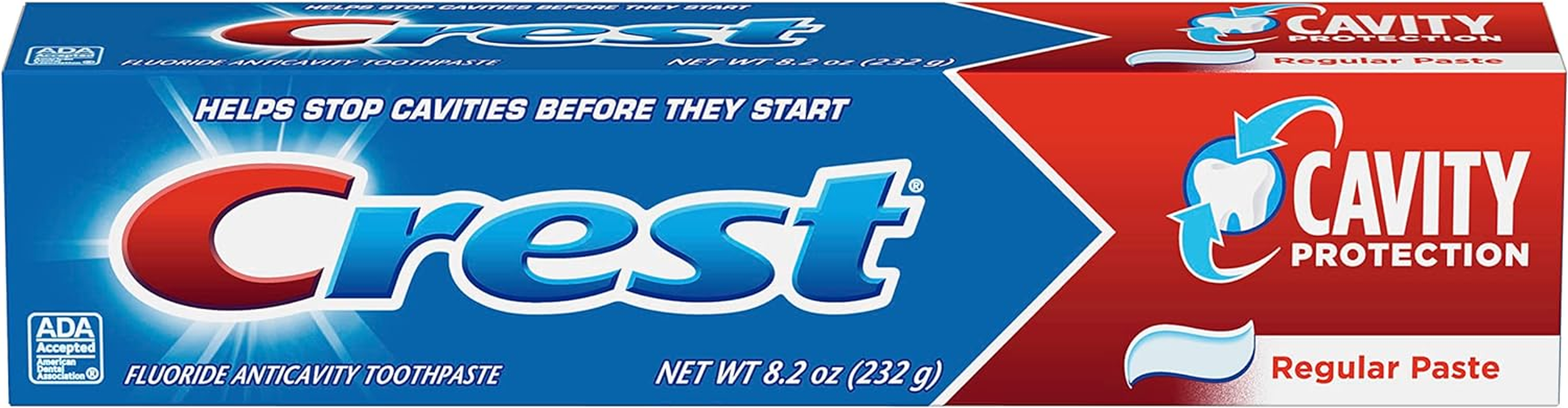 Crest Cavity Protection Toothpaste, Regular, 8.2-Ounce Tubes (Pack of 6) image number 4