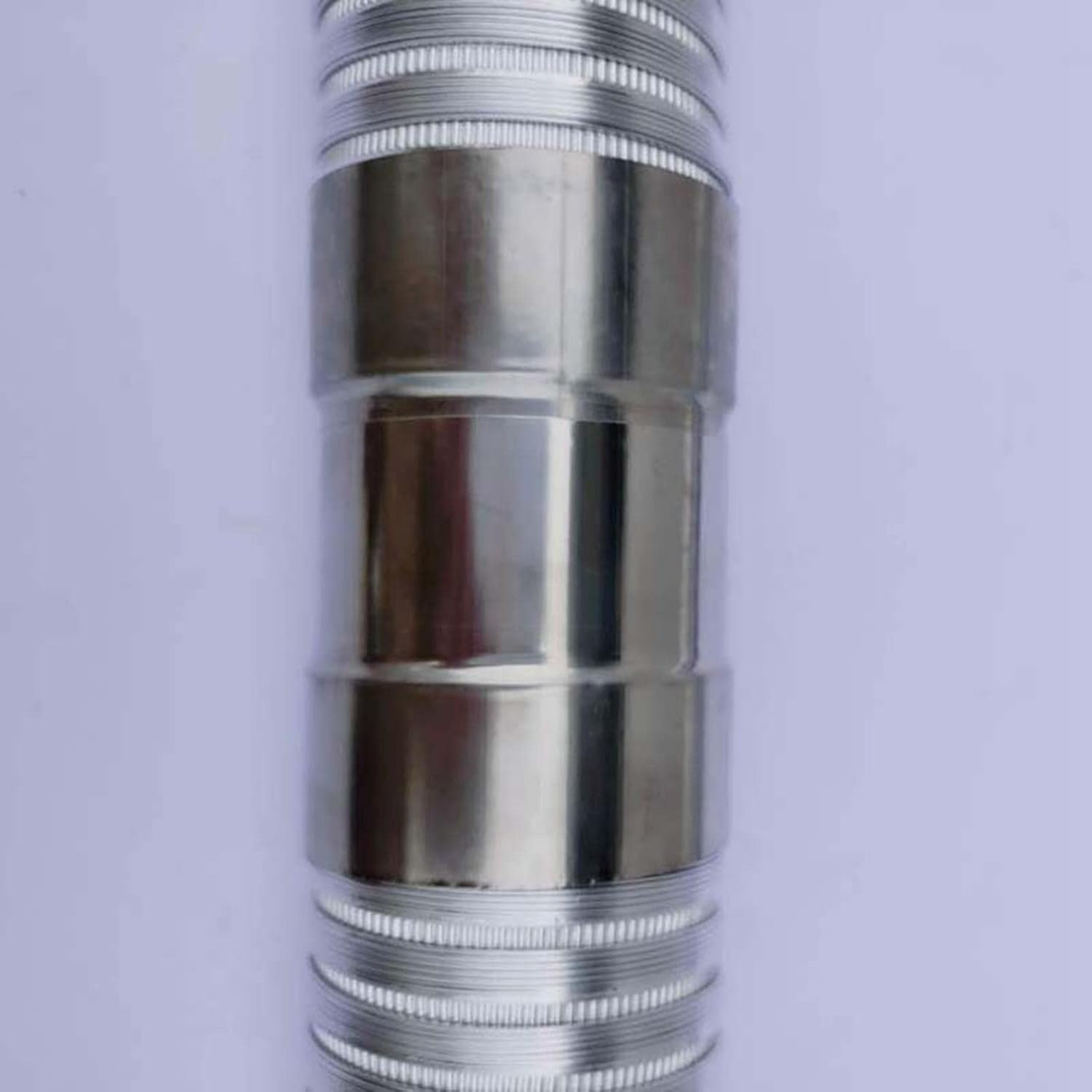 Kokiya Stove Pipe Chimney Parts Heater Exhaust Pipe Fire Place Flexible Flue Extension Tube for Outdoor Hiking Camping Winter Heater Furnace, 7Cmx2M image number 2