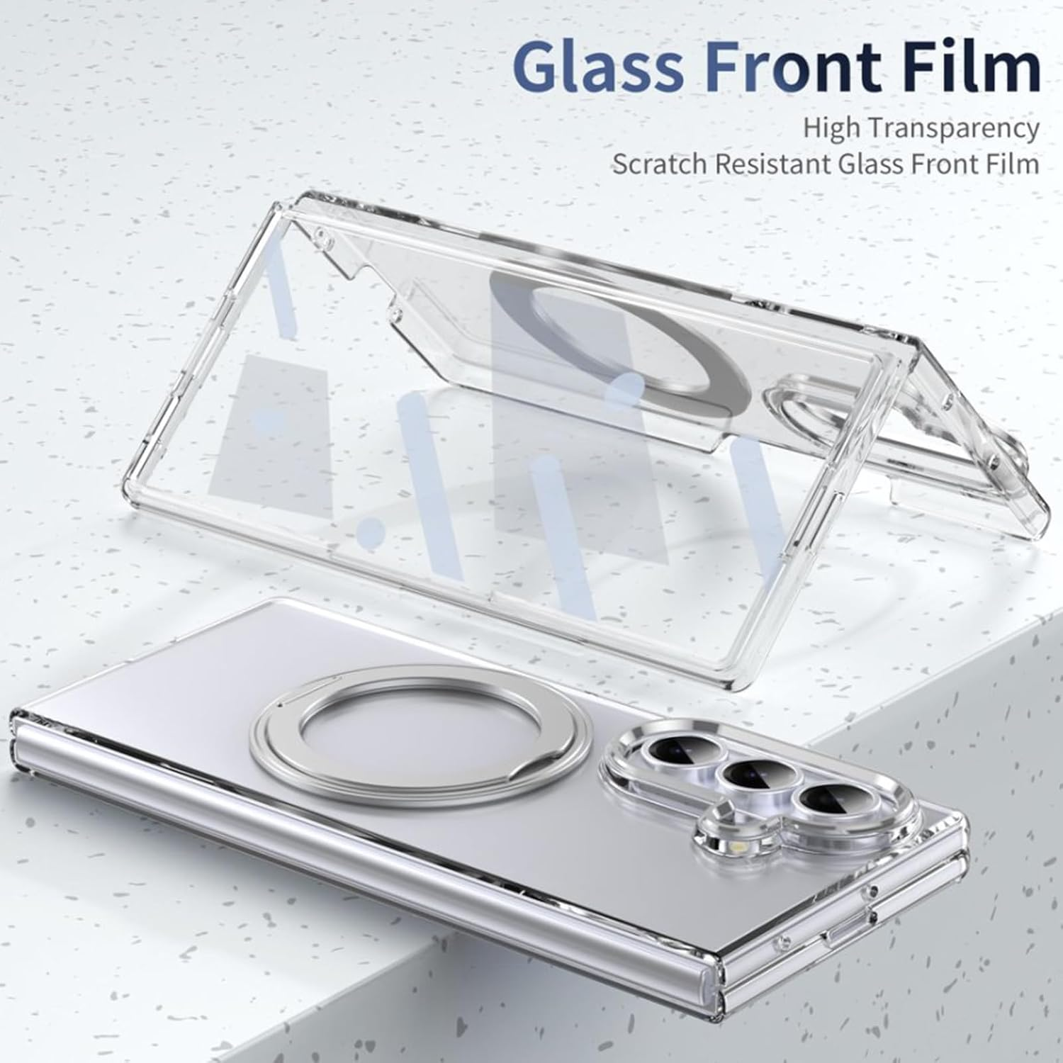 RUNGOS 360&deg;Rotatable Ring for Samsung Z Fold 7 Case Magsafe, with Stand [Strong Magnet] [With Screen Protector] for Samsung Galaxy Z Fold 7 Case Phone Kickstand, Shockproof Magnetic Cover Sturdy 2025 image number 4