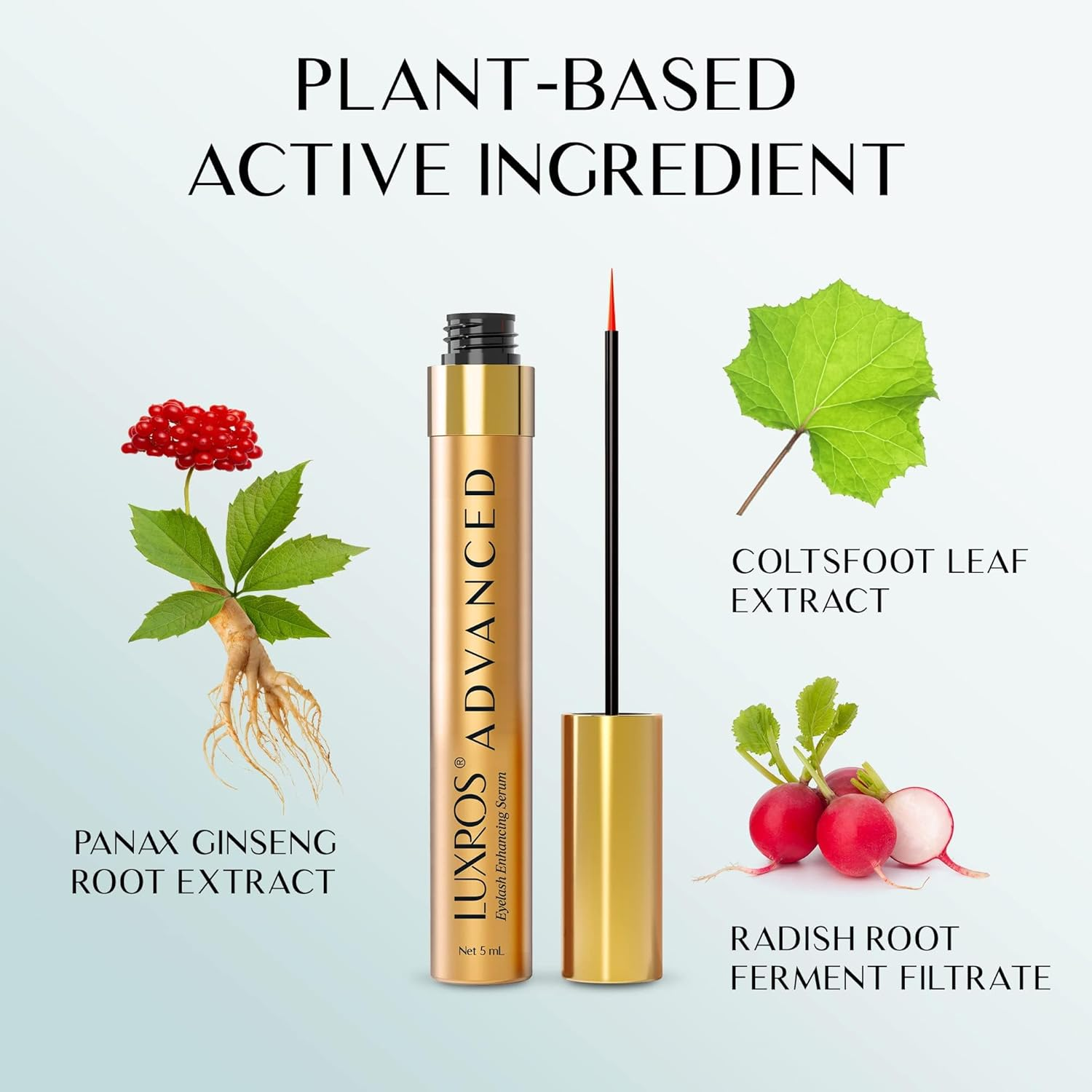 Eyelash & Eyebrow Serum - Eyelash Growth Serum to Grow Lashes - Eyelash Enhancer - Eyebrow Serum Rapid Growth - Thicker, Stronger, Healthier Lashes & Brows image number 3