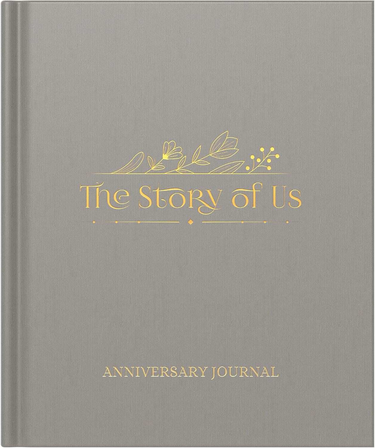 Anniversary Journal for Couples &ndash; the Story of Us | Relationship Memory Book, Love Story Diary & Keepsake Album &ndash; Wedding Gift for Him or Her, Engagement or Anniversary Present (184 Pages, Taupe) image number 1