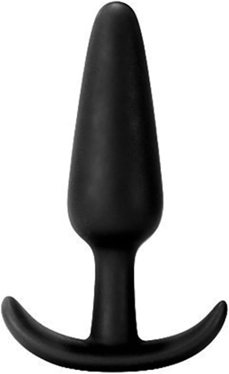 4 Anal Butt Plug Training Kit Set Beads Dildo Prostate Massager Trainer Sex Toy (Black)