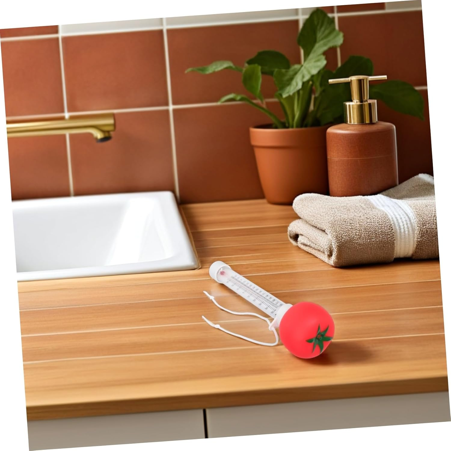 NUOBESTY Floating Cartoon Water Temperature for Bath Pools Accurate Sensor Easy-Read Display Balloon Design Floating Thermometer for Spas Hot Tubs and Aquariums image number 4