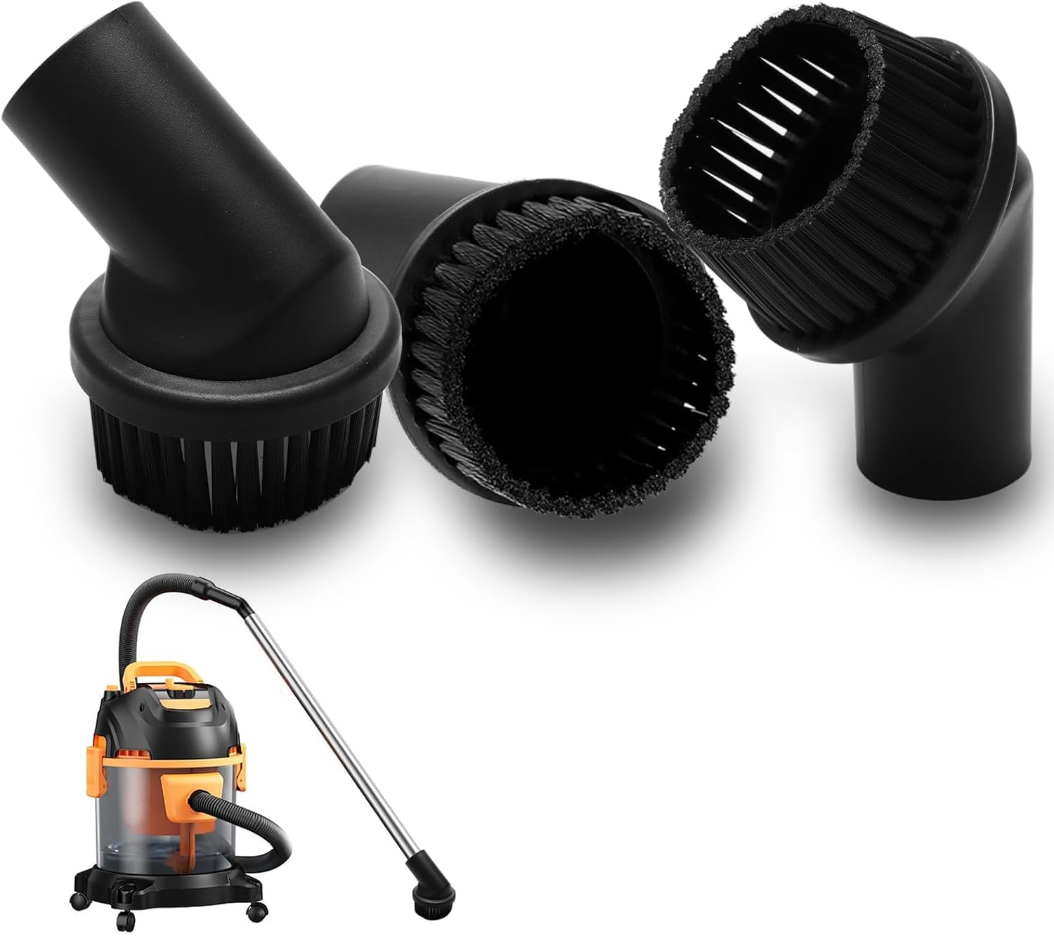 MJIYSGS 3PCS 35Mm Brush for Henry Hoover, Vacuum Cleaner Attachment, Dusting Brush Head, Universal Replacement round Dusting Brush image number 6