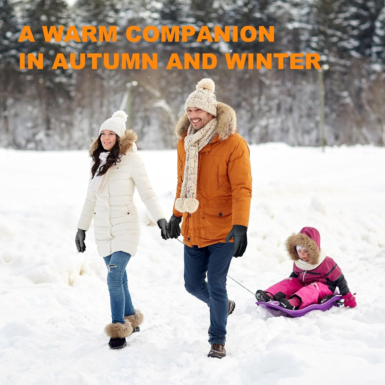 LOKZEER Winter Gloves for Men Women &ndash; Touch Screen Waterproof Windproof Warm Gloves with Thermal Lining for Running, Driving, Cycling, Hiking, and Cold Weather Outdoor Activities image number 3