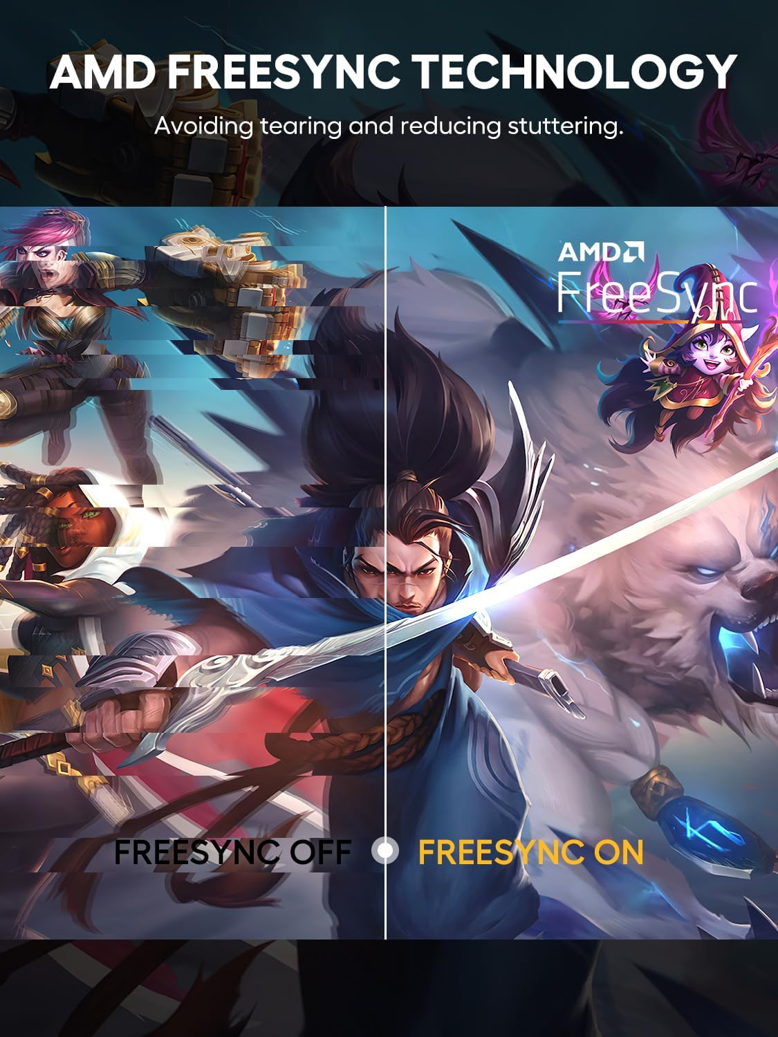 UPERFECT 18.5'' Portable Touchscreen 120Hz Monitor W/Vesa & 180&deg; Adjustable Stand, Ultra-Slim & Lightweight Freesync IPS HDR Gaming Display, USB C Travel Second Monitor for Laptop Switch Phone image number 6