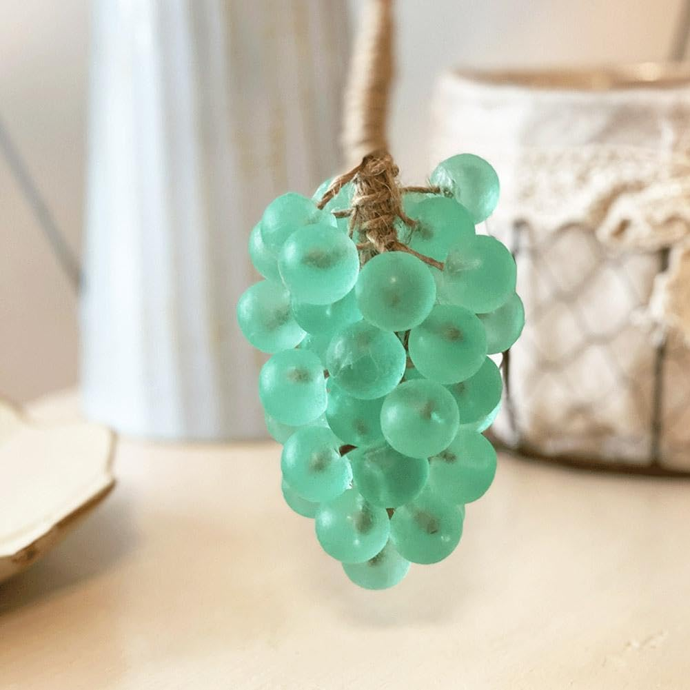 Grape Soap on a Rope, Handmade Grape Cluster Soap for Hand Face, Natural Cold Process Artisan Soaps, Lasting Fragrance Christmas Birthday Gift for Men and Women to Hang Decor (1, Purple)