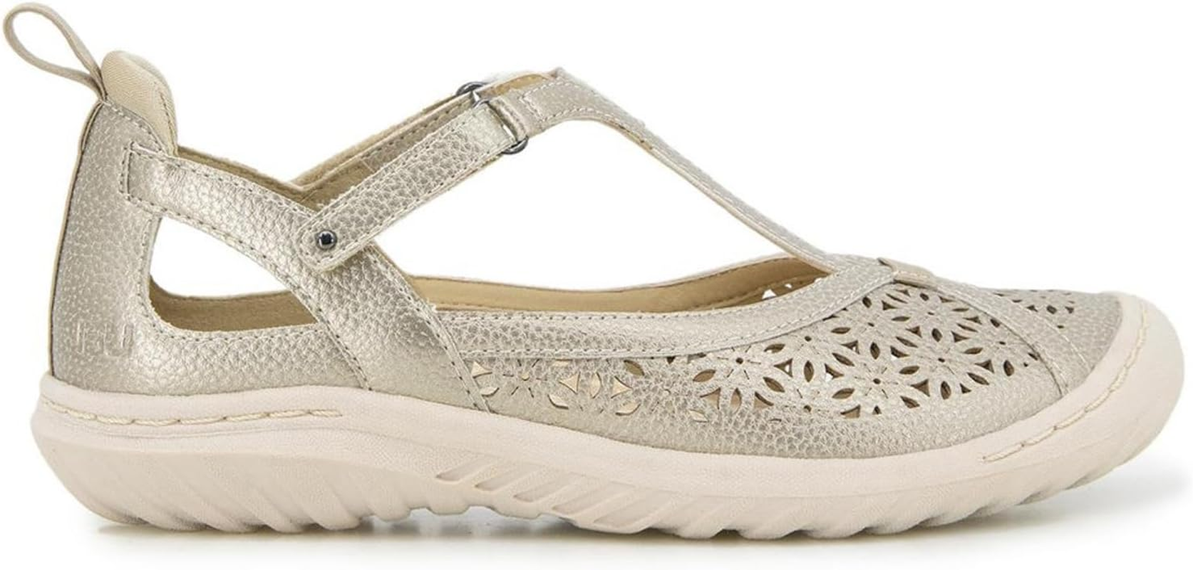 Jambu Women'S Daffodil Comfort Casual Classic Mary Jane T-Strap Flats Fashion Shoes image number 3