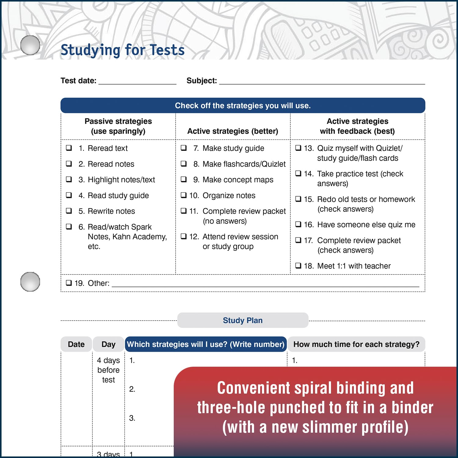 The Work-Smart Academic Planner, Revised Edition, (Wire-Bound Paperback): Write It Down, Get It Done