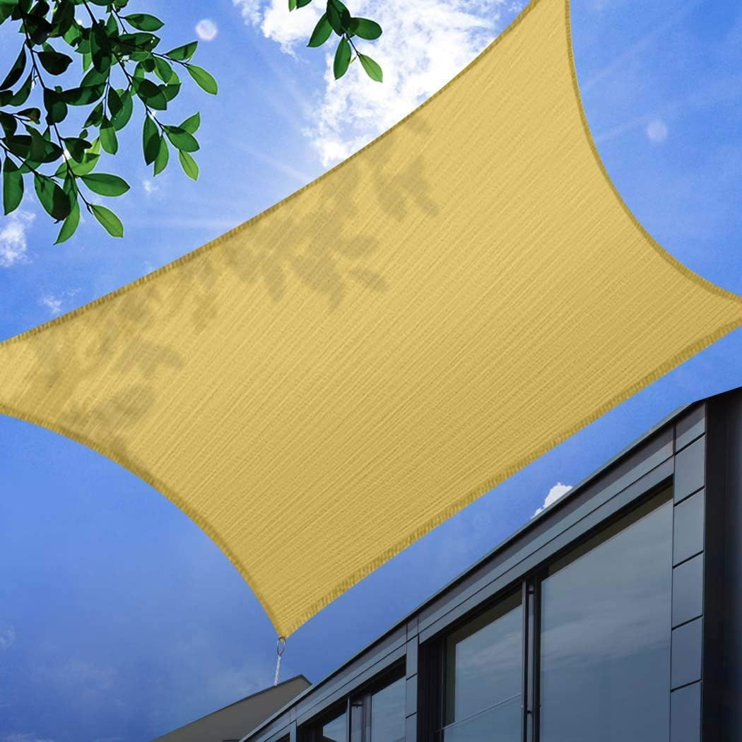 Mountview Sun Shade Sail Cloth Canopy Outdoor Awning Cover Rectangle Sand 5Mx3M image number 3