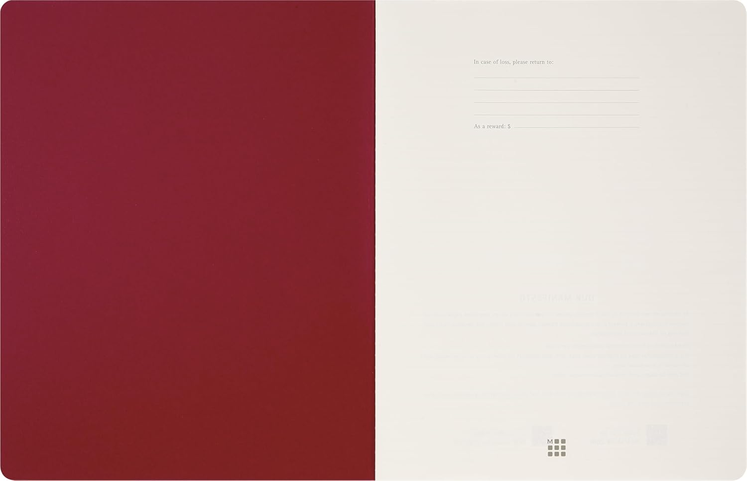 Moleskine Student Cahier Journals (Set of 2), Soft Cover, Ruled, XXL (8.5" X 11"), Cranberry Red, 120 Page image number 4