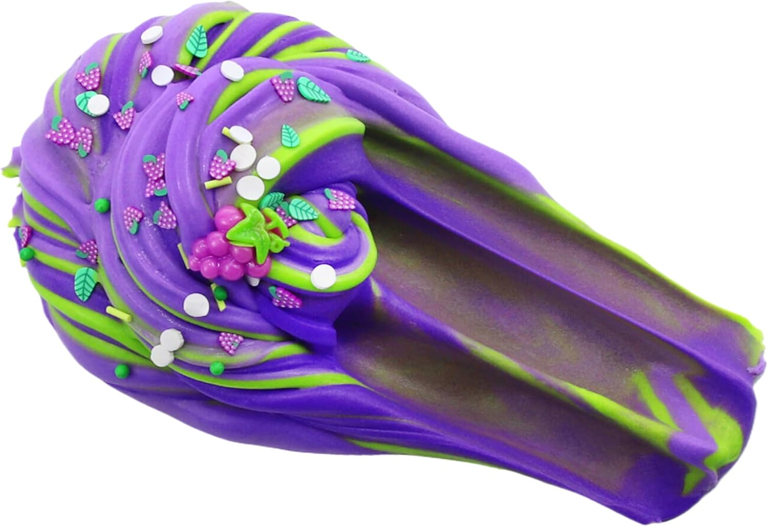 Anfylife Soft Puff Slime like Ice Cream,Non-Sticky,Mess-Free, Stress Relief, Non-Toxic&100% Safe-Toys for Kids Classroom Reward, Boys and Girls Birthday & Party Favors Gifts,Scented,Asmr-Purple Grape image number 6