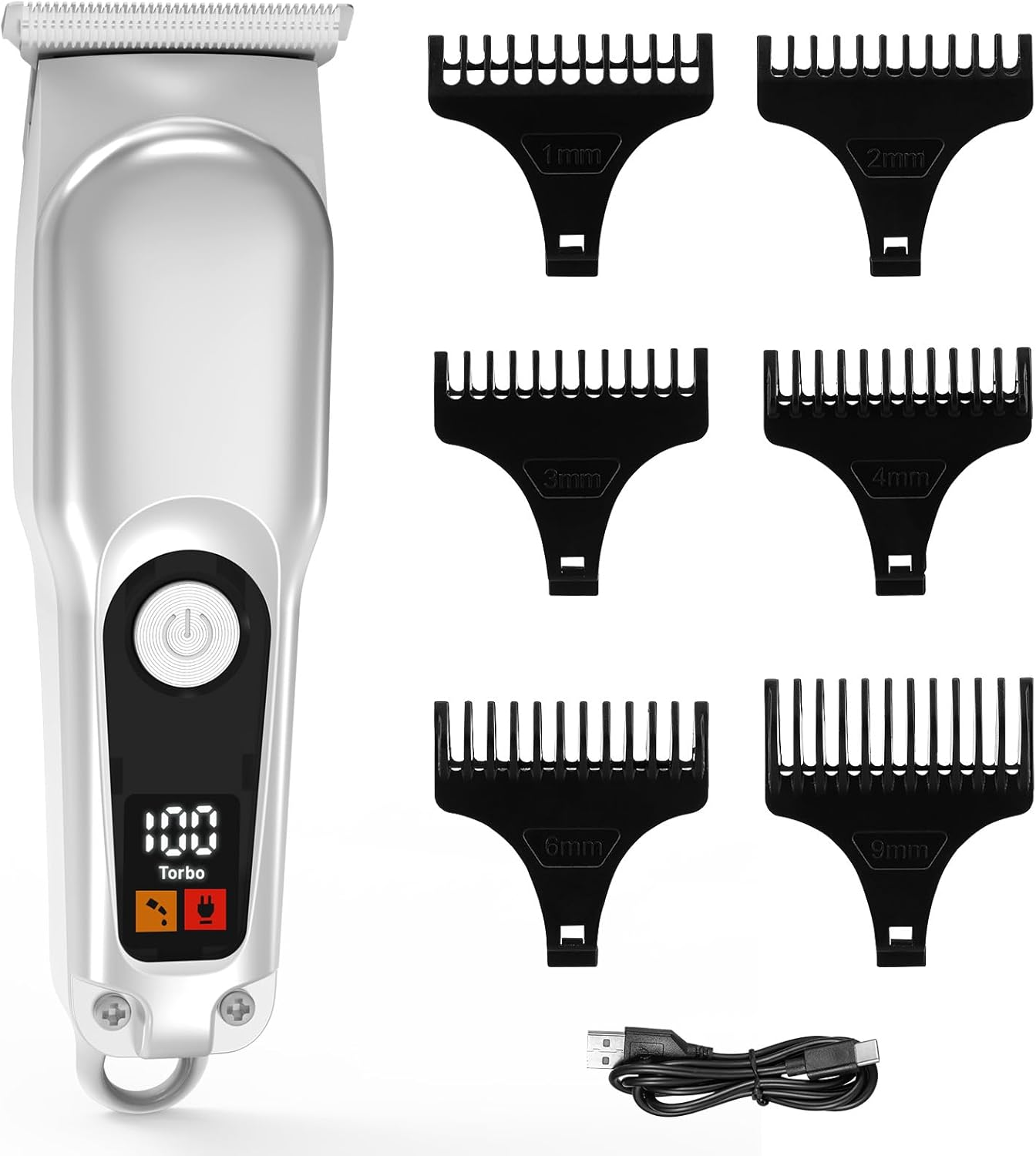 AOMEES - Men'S Hair Clippers, Professional Hair Clippers AOMEES image number 3