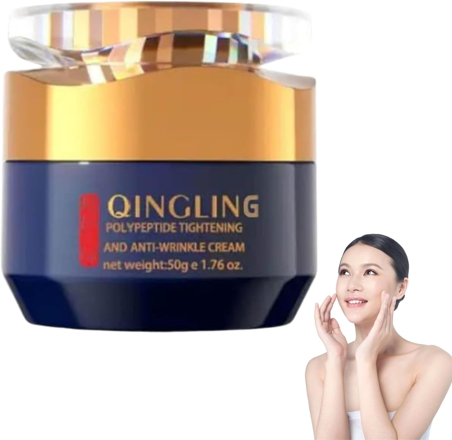 Qing Ling Face Cream, Qing Ling Face Cream anti Peptide, Day & Night Moisturizing Facial for Women & Men (1Pcs) image number 6