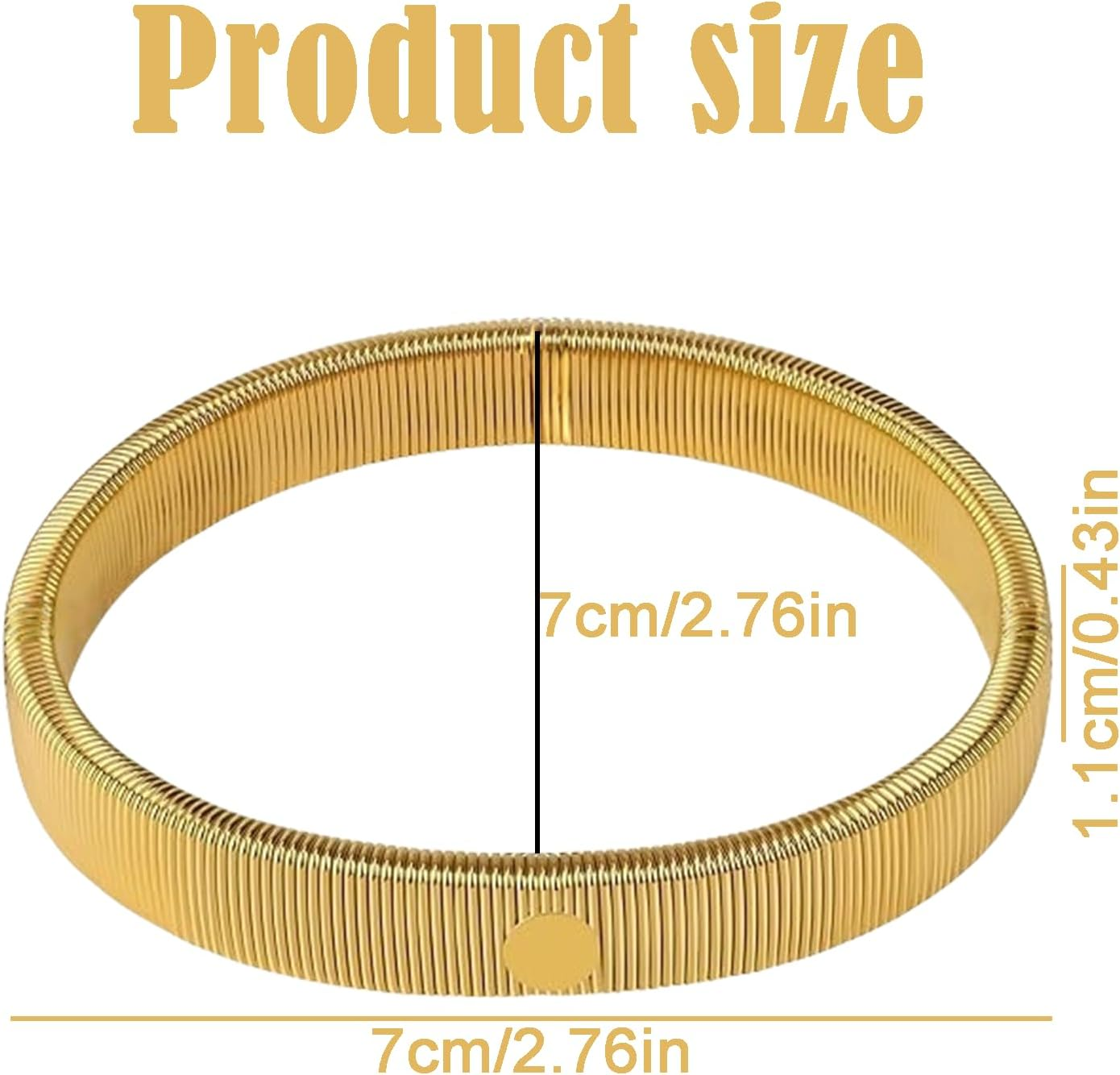 6PCS Anti-Slip Arm Cuff & Sleeve Garters for Women and Men, Arm Bands for Sleeves in Black, Silver and Gold image number 3