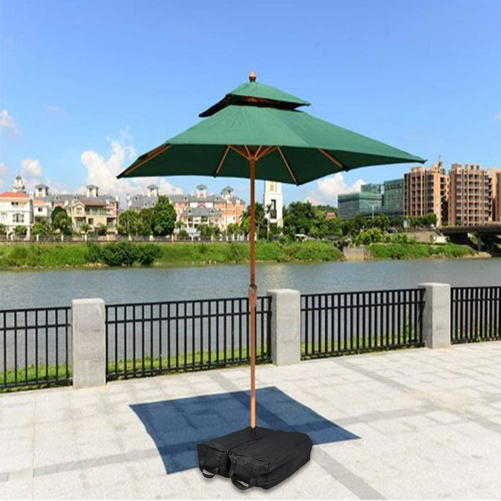 Valuehall Umbrella Base Weight Bag 18 X 18 X 6 Inches Square Detachable Sand Bags Weatherproof Sand Bag for Offset, Cantilever or Any Outdoor Patio Umbrella Stand-Up to 110 Lbs V7059D image number 3