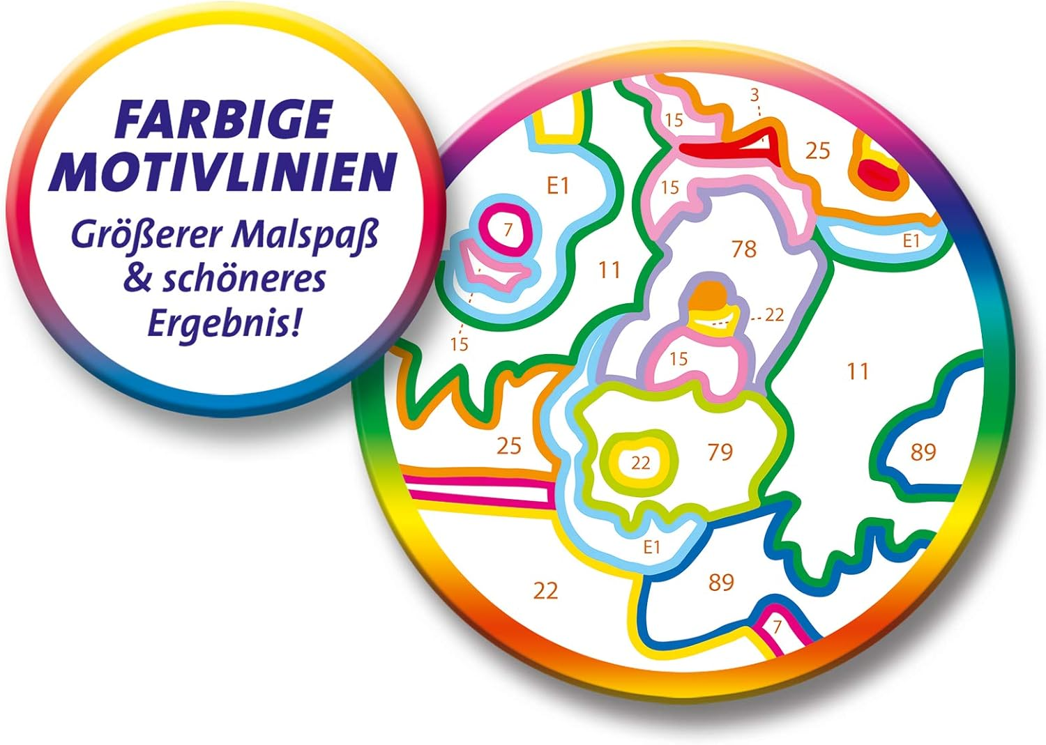 Ravensburger Malen Nach Zahlen 28985 - Hallo, Kleiner Eisb&auml;r! - Kinder Ab 9 Jahren: Mit Glitzer Zum Verzieren! image number 3