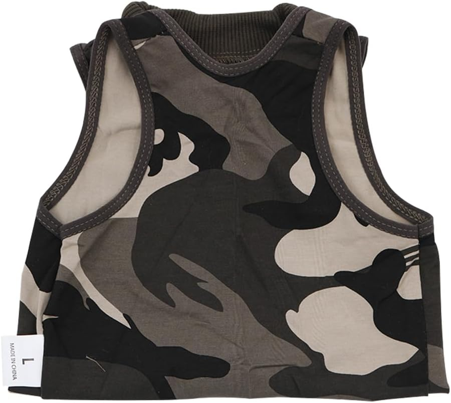 Ieron Cat Camouflage Suit, Soft Modal Fabric, Lightweight and Breathable, Perfect for Post-Surgery Comfort, Large image number 3