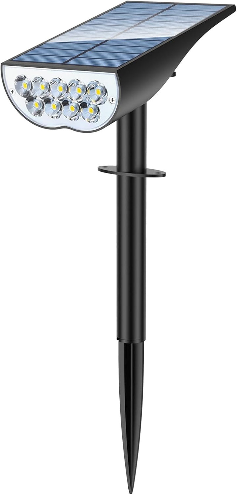 Solar Spot Lights Outdoor, Solar Lights Outdoor Waterproof IP65, 3 Brightness Modes Dusk to Dawn Landscape Spotlights for Yard Garden Pathway Tree Decoration, Cool White, 1 Pack image number 4