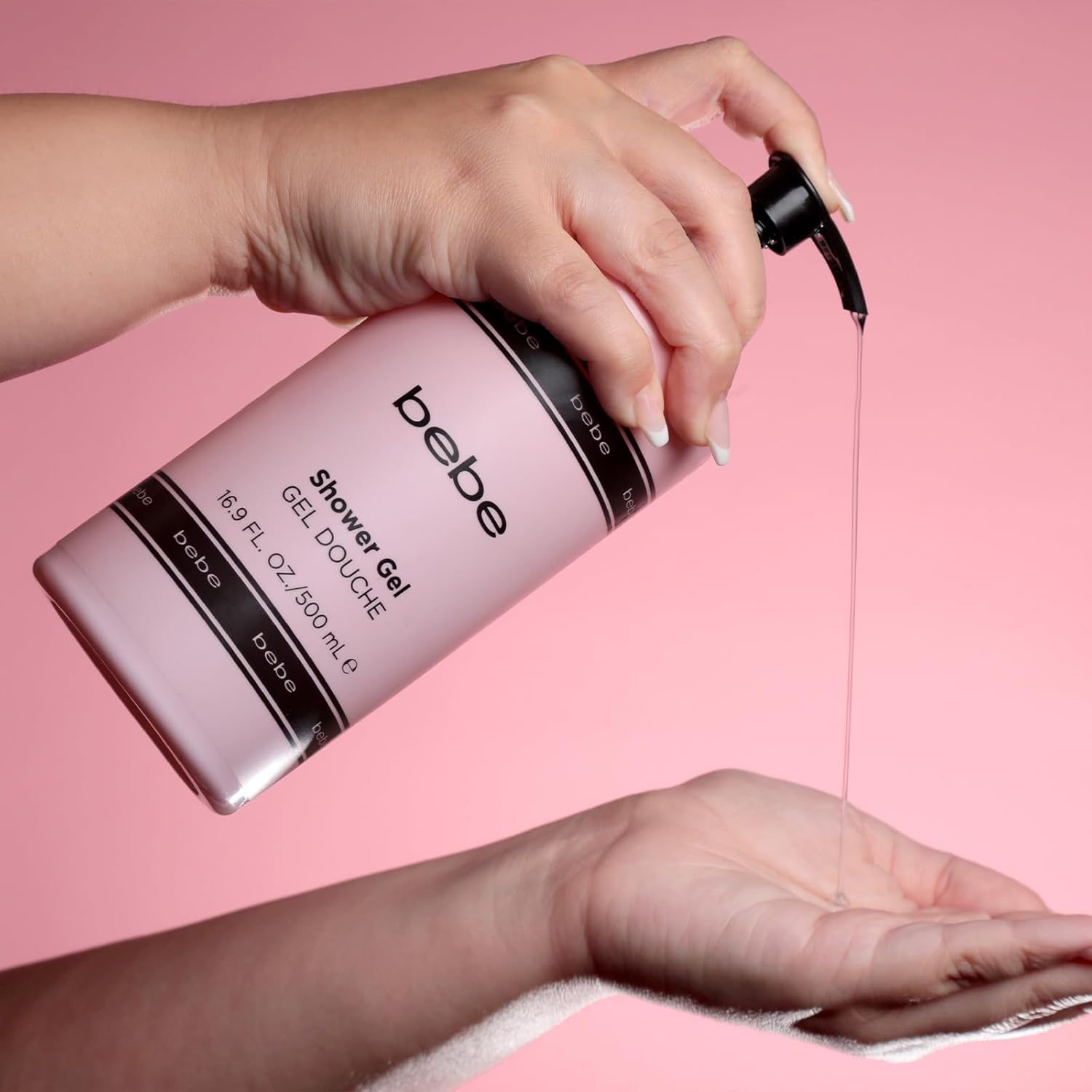 Bebe Silver Shower Gel - Moisturizing Body Wash Women with Mango, Tuberose and Yellow Peony - Leaves Skin Hydrated, Soft and Silky - 500 Ml image number 5