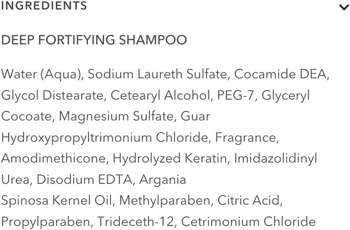 Deep Fortifying Keratin Hair Shampoo, 250 Ml image number 2