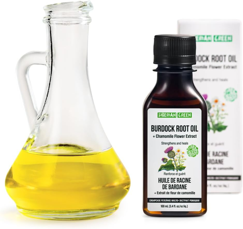 Siberian Green Burdock Root Oil with Chamomile Oil Extract 100Ml
