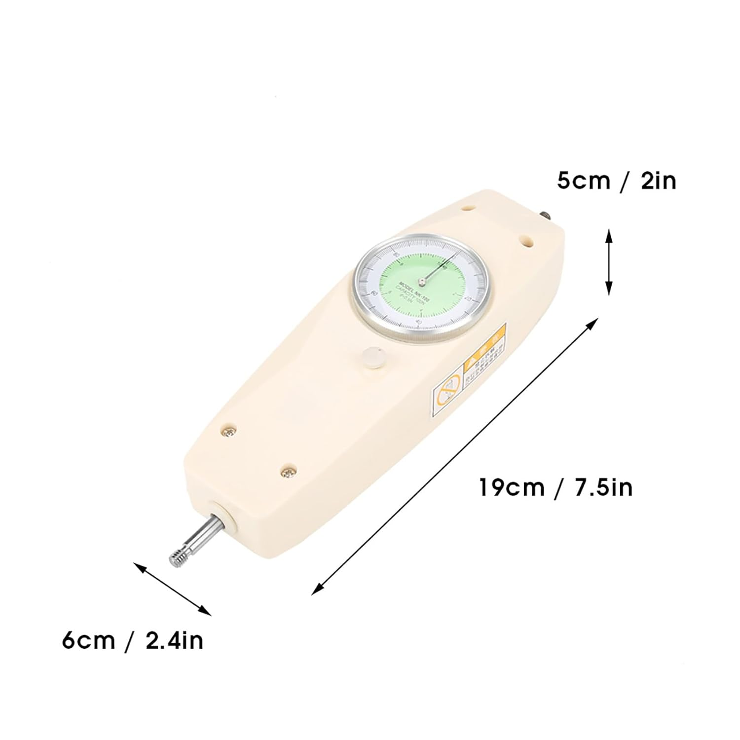 Analog Dynamometer Force Measuring Instrument - Push Pull Force for Accurate Measurement in Electronics, Hardware, Auto Parts, and More image number 3
