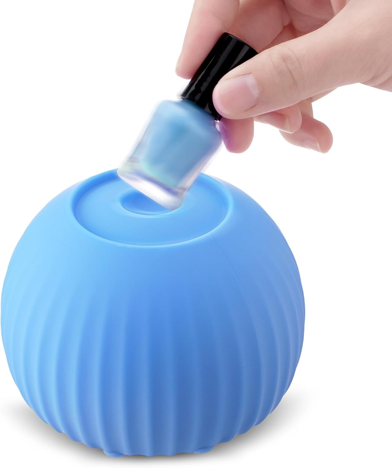 FOUR E'S SCIENTIFIC Mini Vortex Mixer Paint Shaker 5000RPM Blue Lab Mixing Vortex with 100 Pcs Mixing Balls for Nail Polish, Eyelash Gel, Ink (AU Plug)