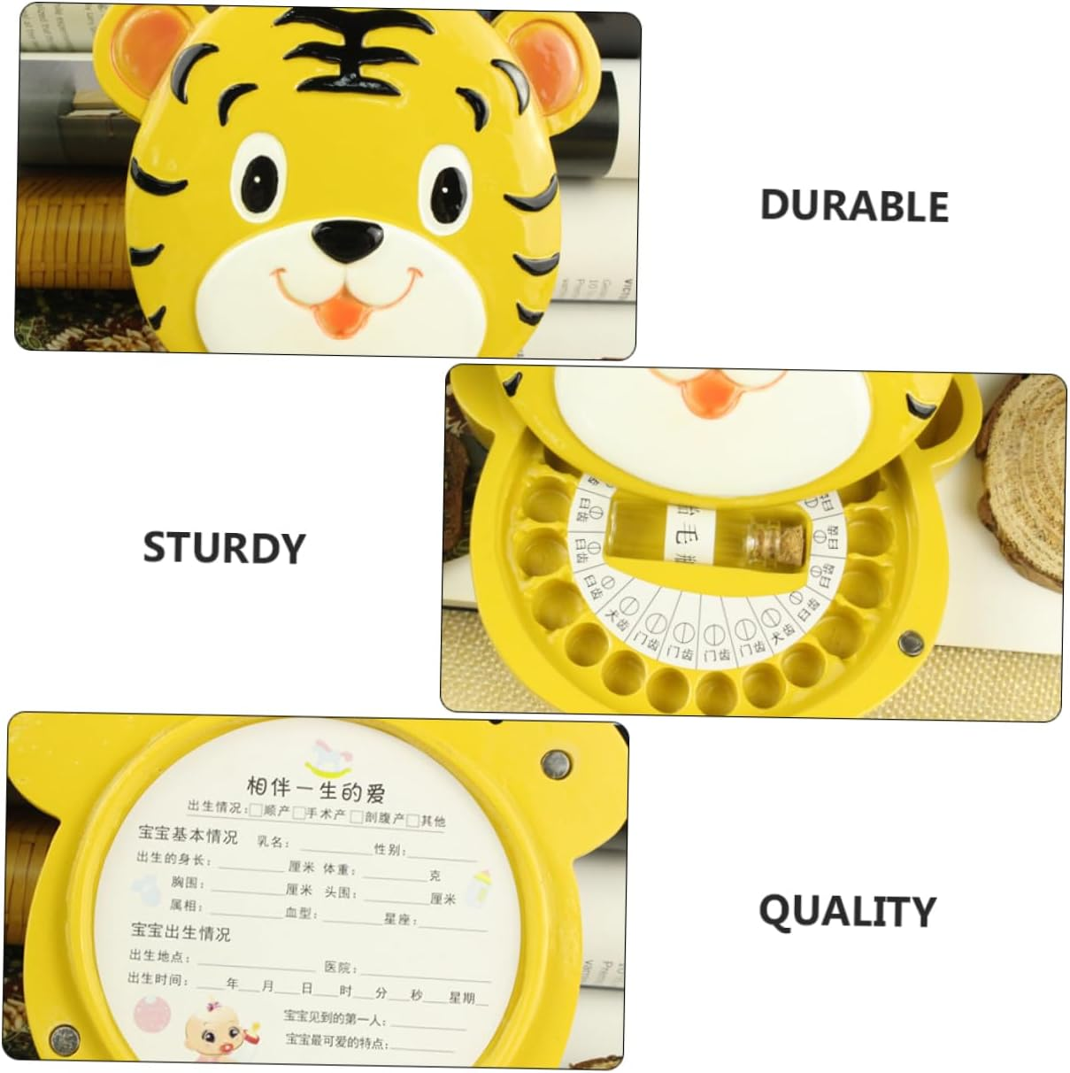 Born First Tooth Storage Box Creative Tooth Keepsake Case Newborn Memorial image number 2